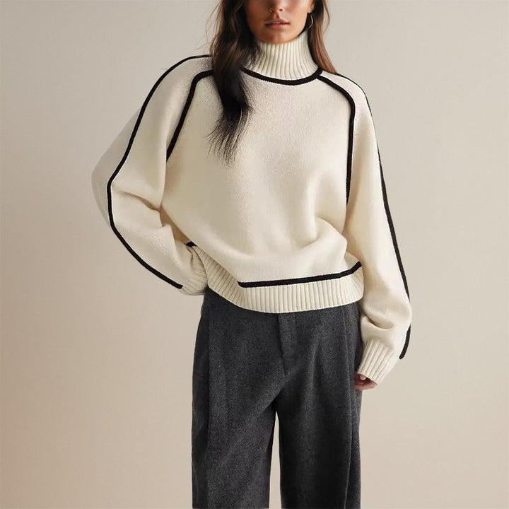 Damen Rollkragenpullover elegant und zeitlos (4)