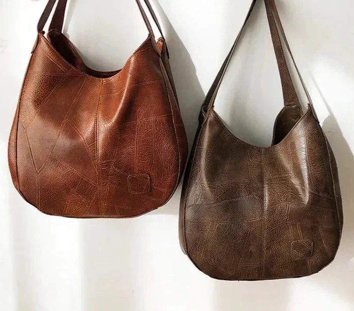 Damen Schultertasche aus weichem Leder für den Alltag (8)