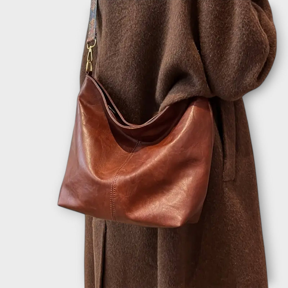 Damen Schultertasche mit dekorativem Riemen für Sommer (2)