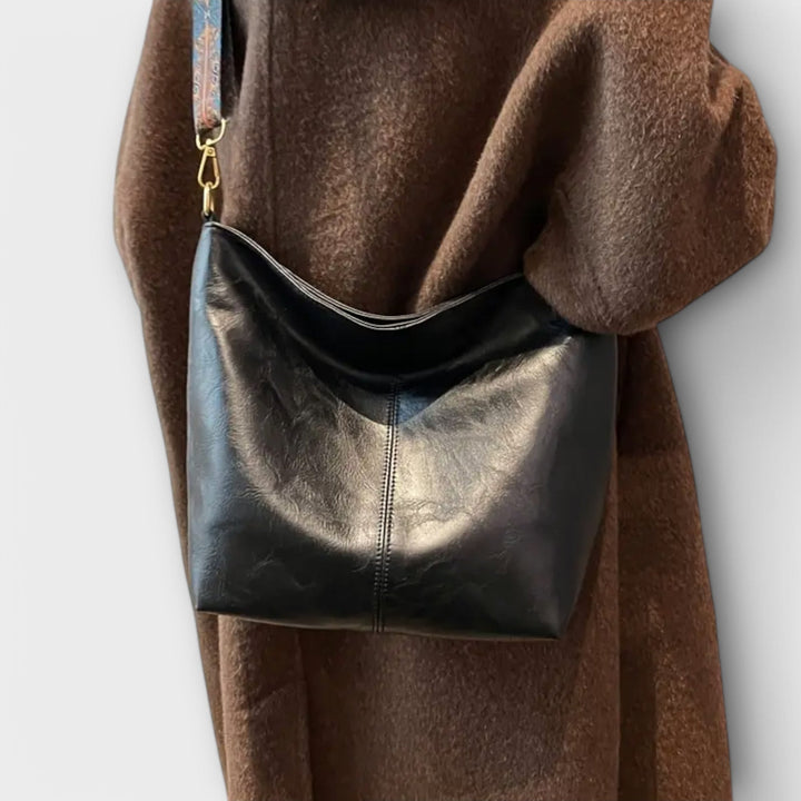 Damen Schultertasche mit dekorativem Riemen für Sommer (3)
