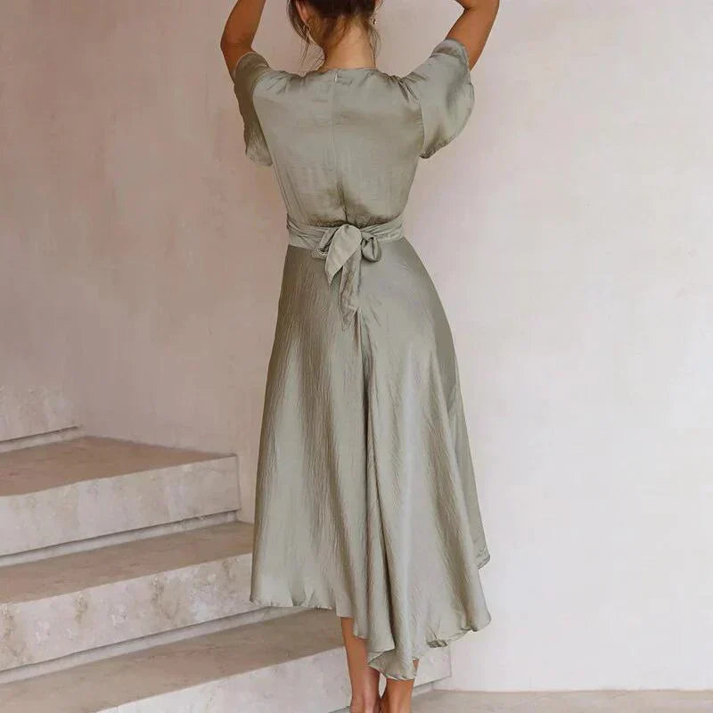Damen Sommerkleid im femininen Stil für Anlässe in Rosa 3