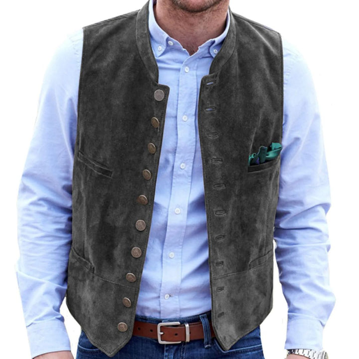 Damen Steampunk Oktoberfest Weste im Vintage-Stil in Grau