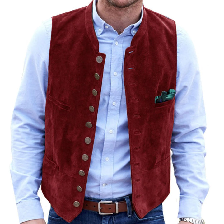 Damen Steampunk Oktoberfest Weste im Vintage-Stil in Rot