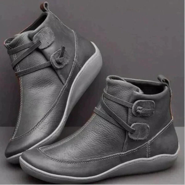 Damen Stiefel für jeden Tag in Grau