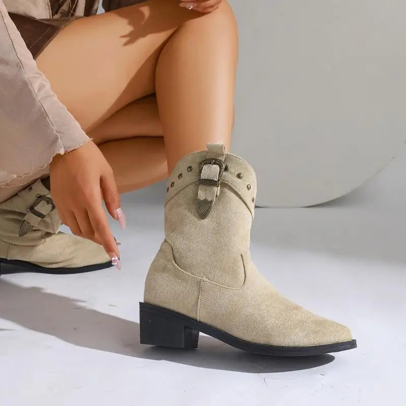 Damen Stiefel im eleganten Reiter-Stil für Herbst (3)
