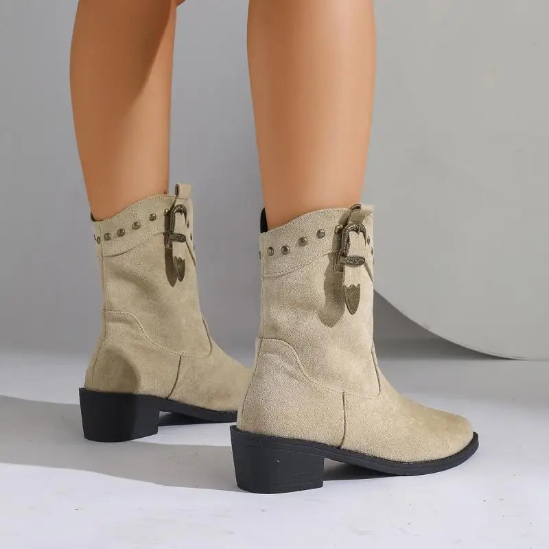 Damen Stiefel im eleganten Reiter-Stil für Herbst (4)