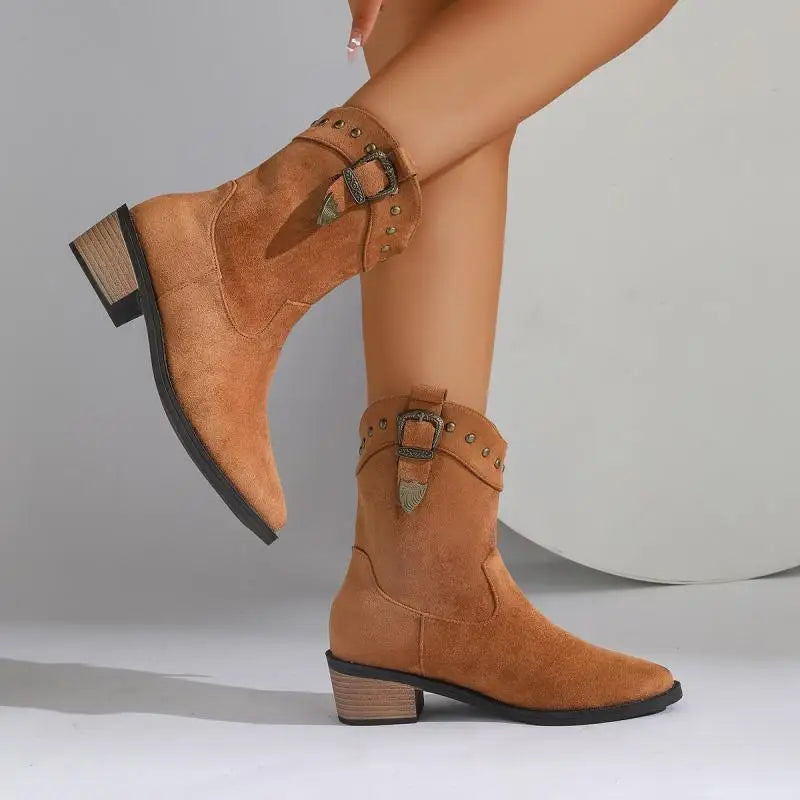 Damen Stiefel im eleganten Reiter-Stil für Herbst (5)