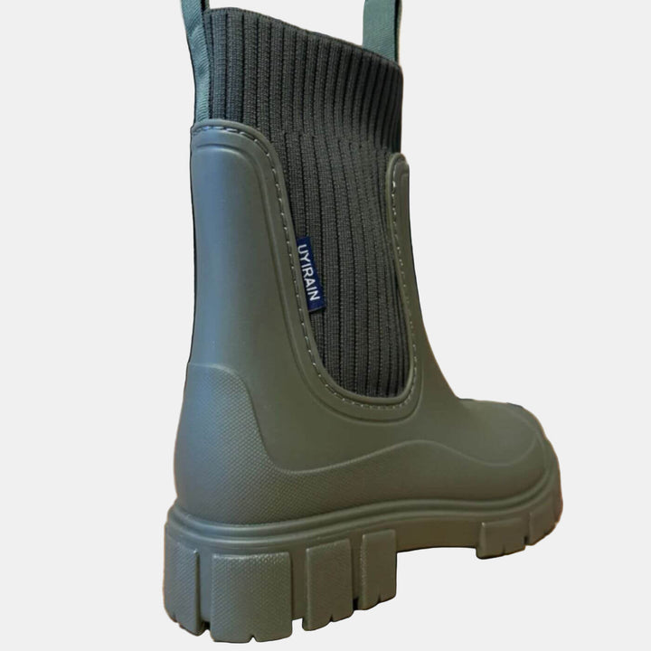 Damen Stiefel wasserdicht rutschfest für Regen (3)