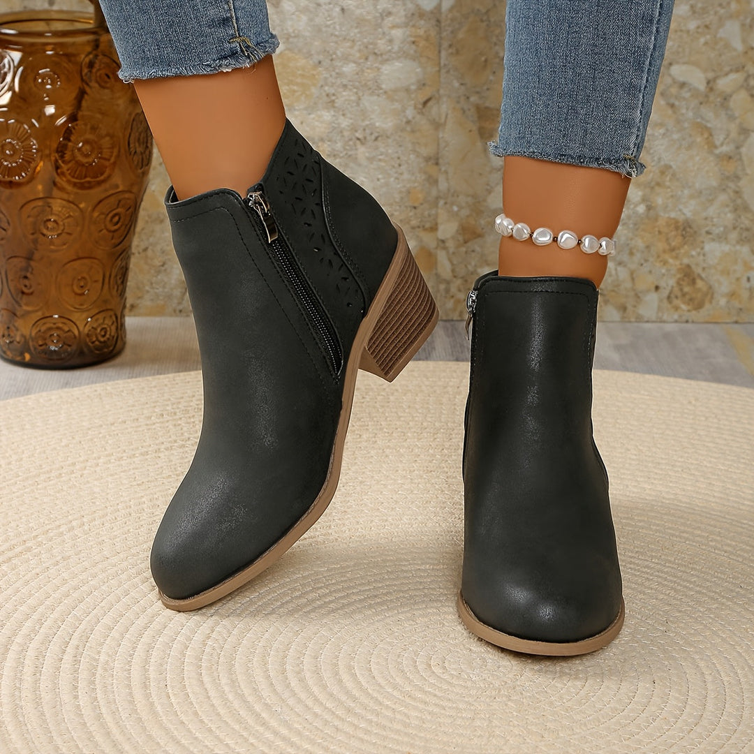 Damen Stiefel zum Hineinschlüpfen für den Herbst (12)