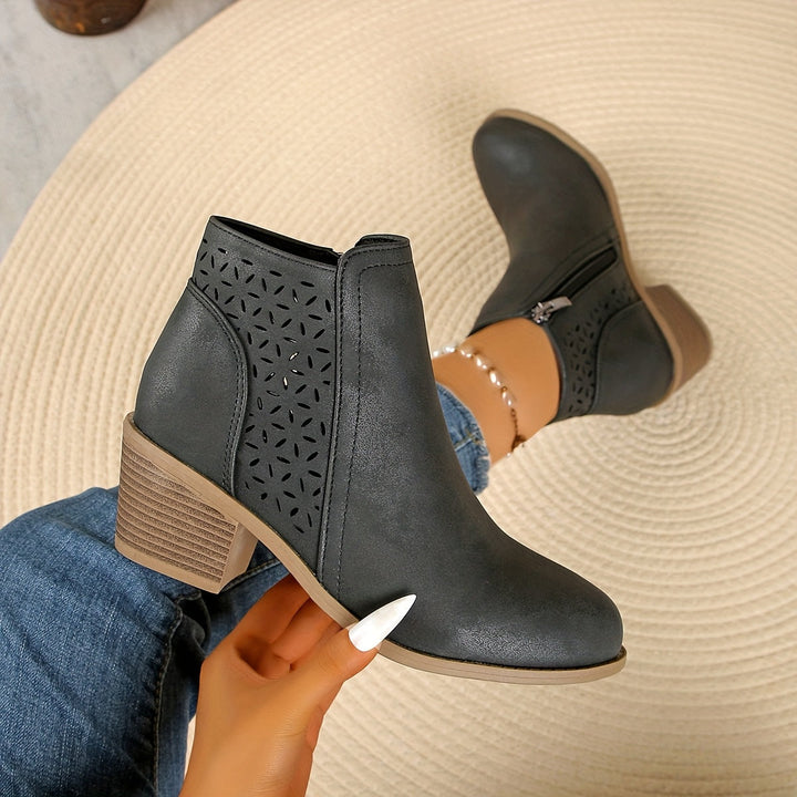 Damen Stiefel zum Hineinschlüpfen für den Herbst (2)