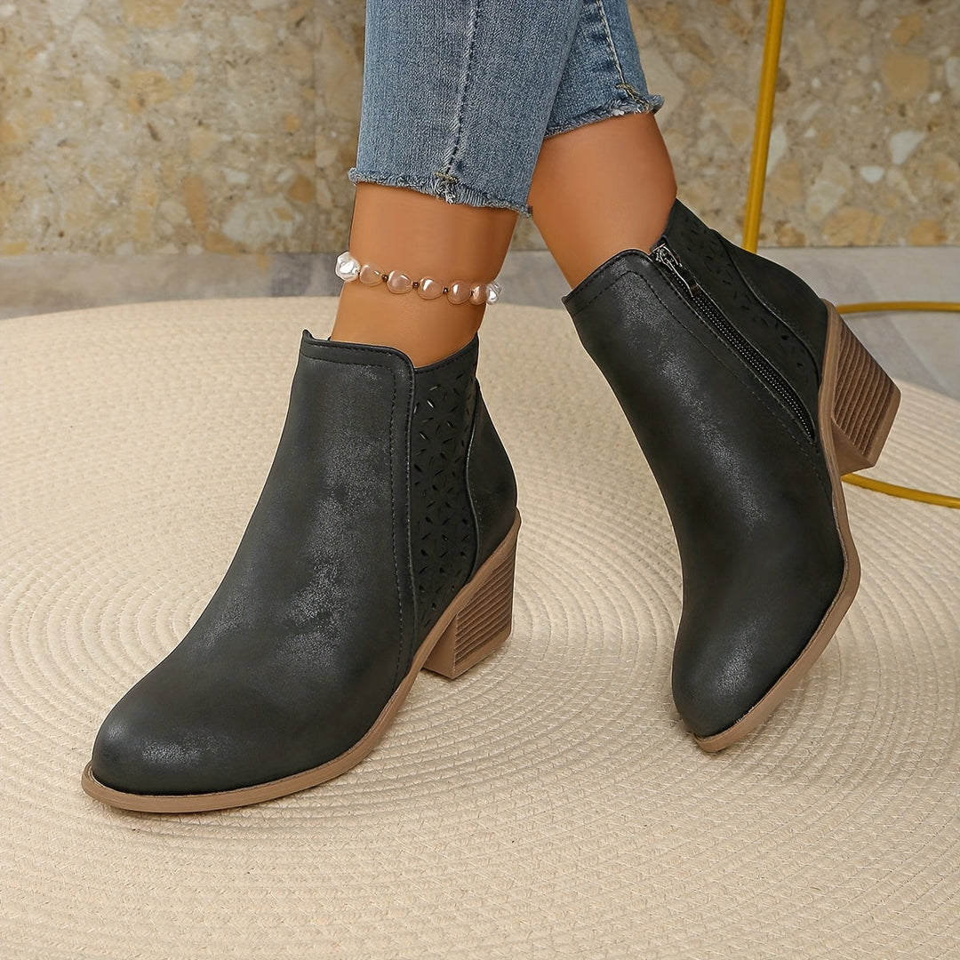 Damen Stiefel zum Hineinschlüpfen für den Herbst (6)