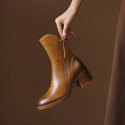 Damen Stiefeletten aus hochwertigem Leder (2)