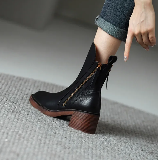 Damen Stiefeletten aus hochwertigem Leder (5)