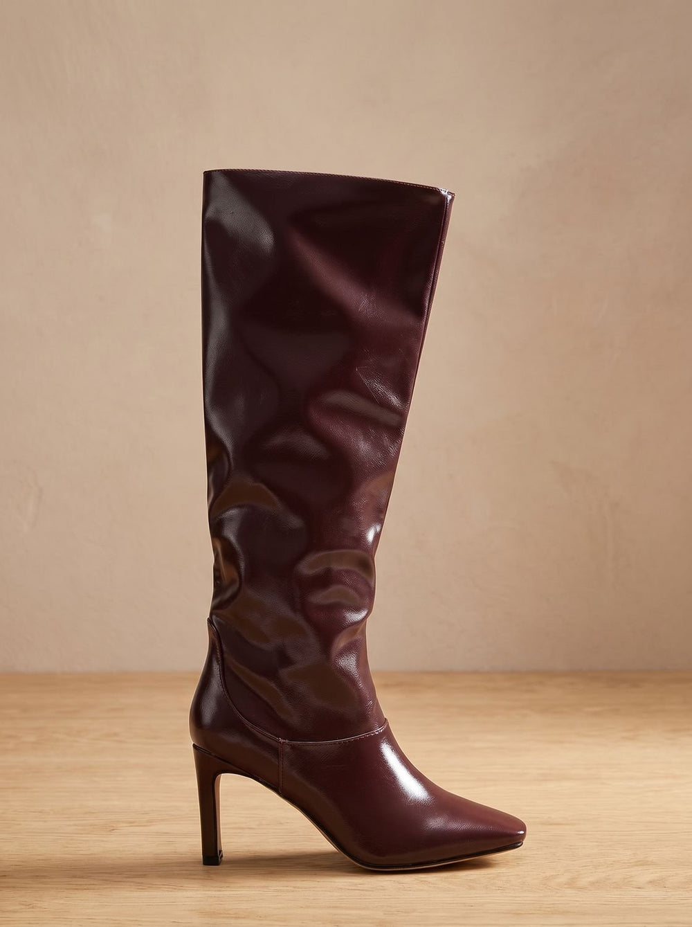 Damen Stiefeletten aus Kunstleder mit Blockabsatz (2)