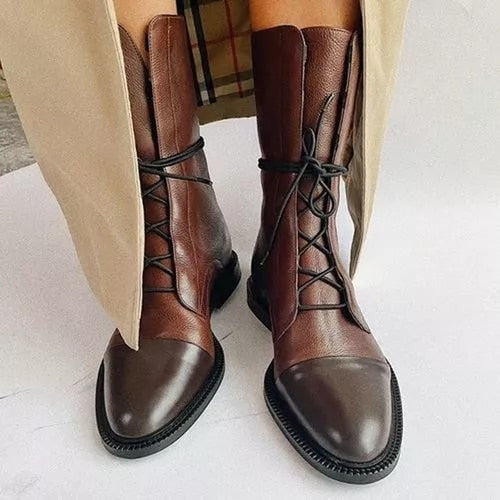 Damen Stiefeletten für Alltag und Business in Braun