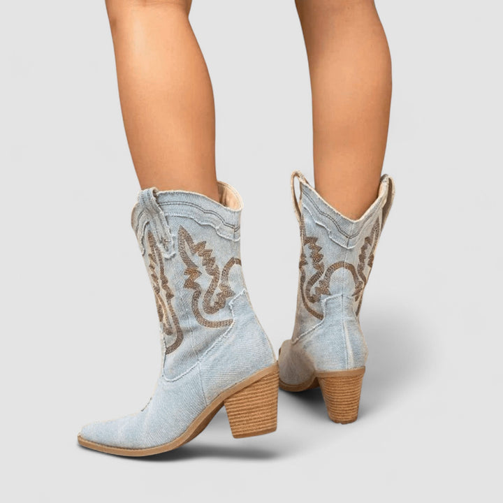 Damen Stiefeletten im Westernstil für den Herbst (3)