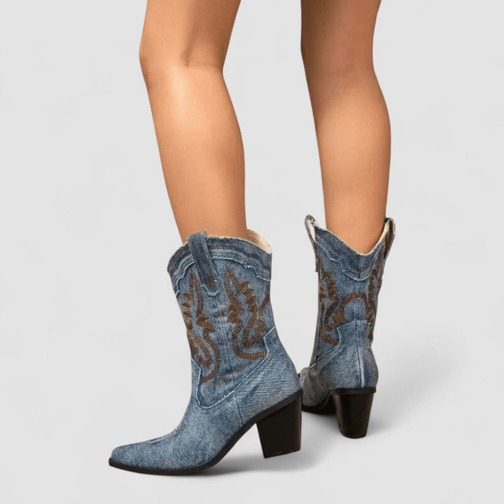 Damen Stiefeletten im Westernstil für den Herbst (7)