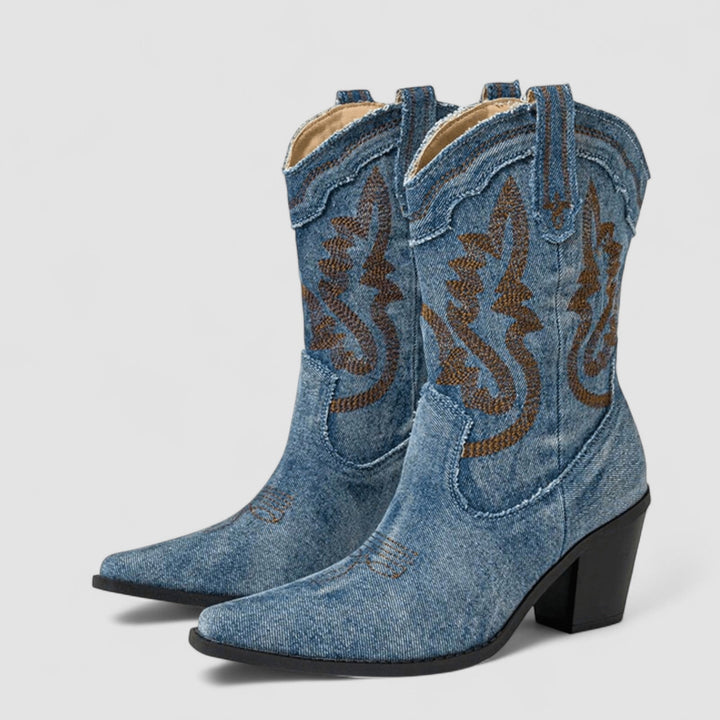 Damen Stiefeletten im Westernstil für den Herbst (8)