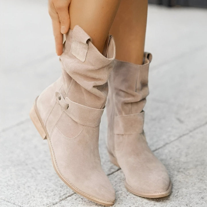 Damen Stiefeletten im Wildleder-Stil für jeden Tag (6)