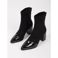 Luisa | Damen Stiefeletten mit Blockabsatz und elastischem Schaft