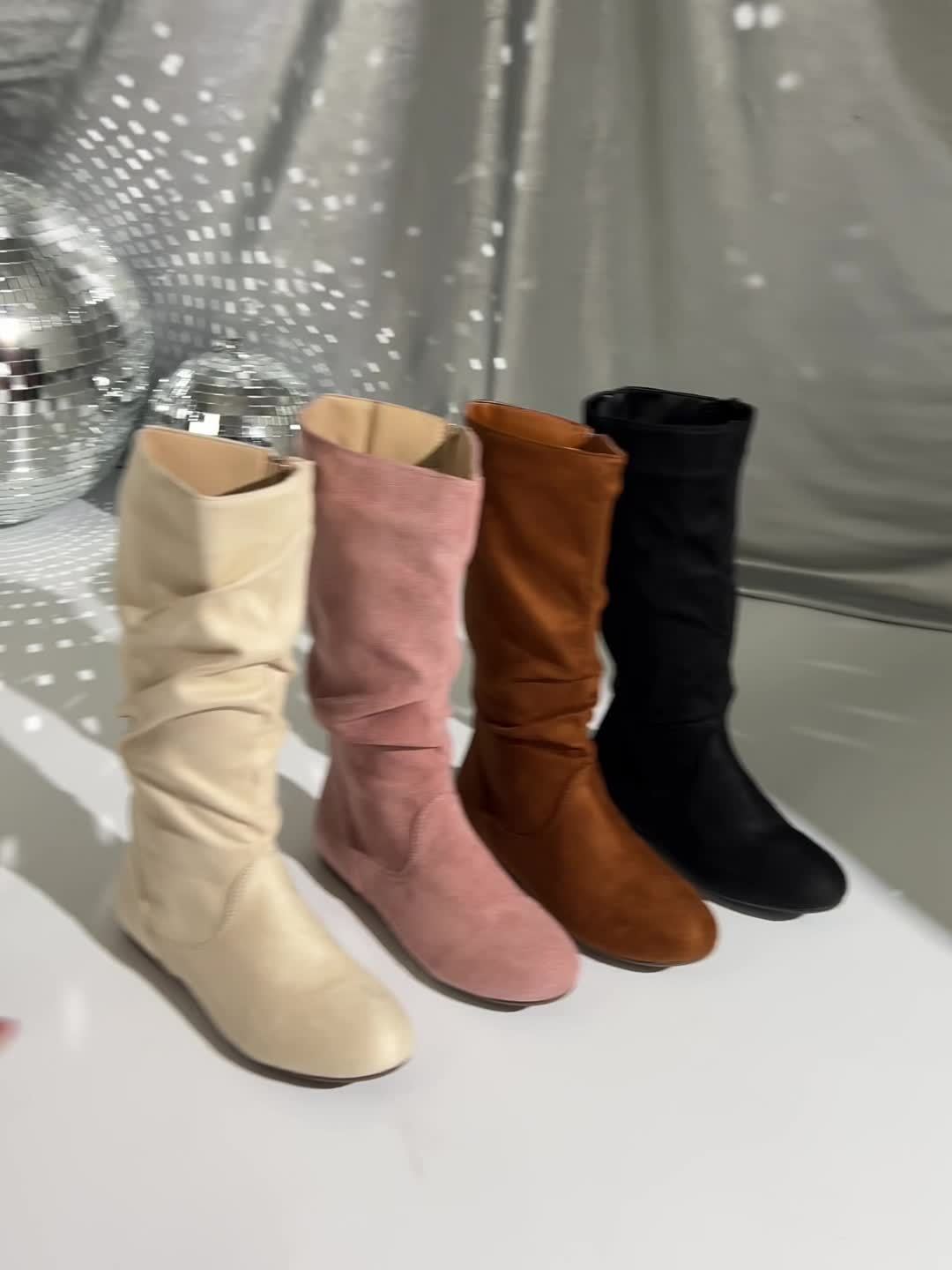 Damen Stiefeletten mit flachem Absatz zum Kombinieren (14)