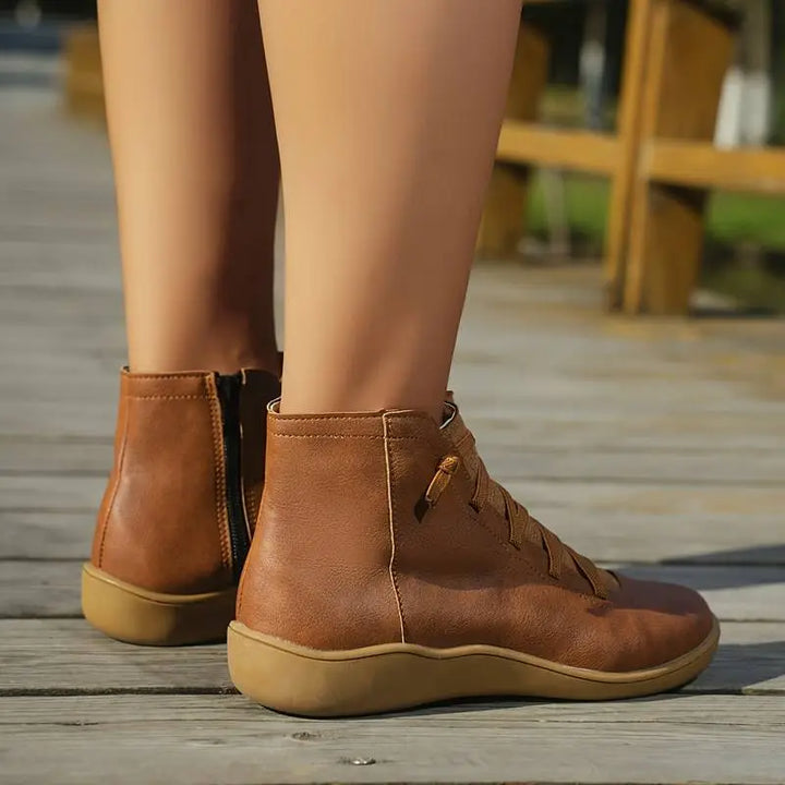 Damen Stiefeletten mit Komfortsohle für Herbst (11)