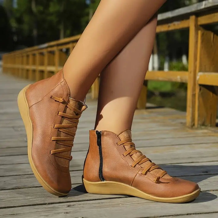 Damen Stiefeletten mit Komfortsohle für Herbst (9)