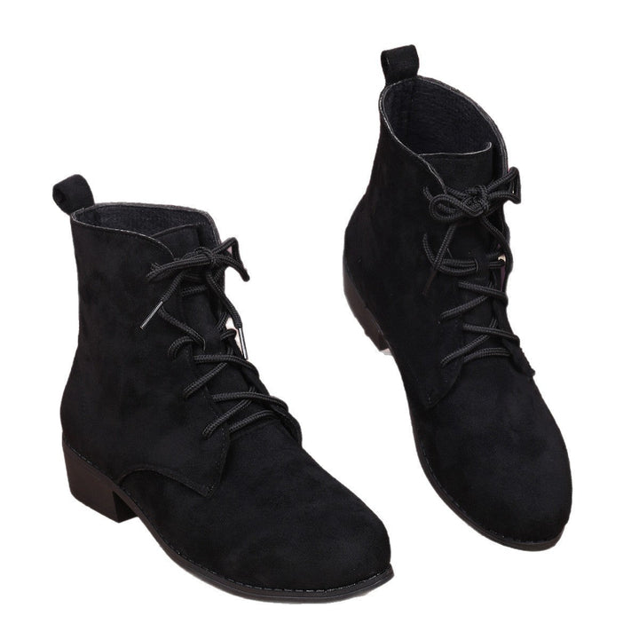 Damen Stiefeletten mit Schnürung für Herbsttage (4)