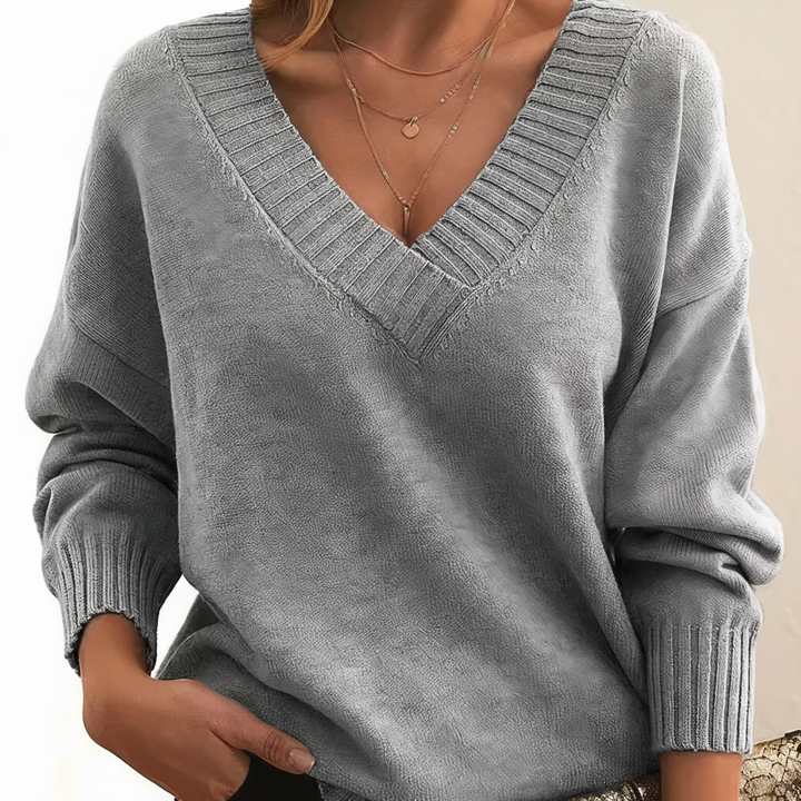 Damen Strickjacke aus Kaschmir zum Kombinieren in Grau