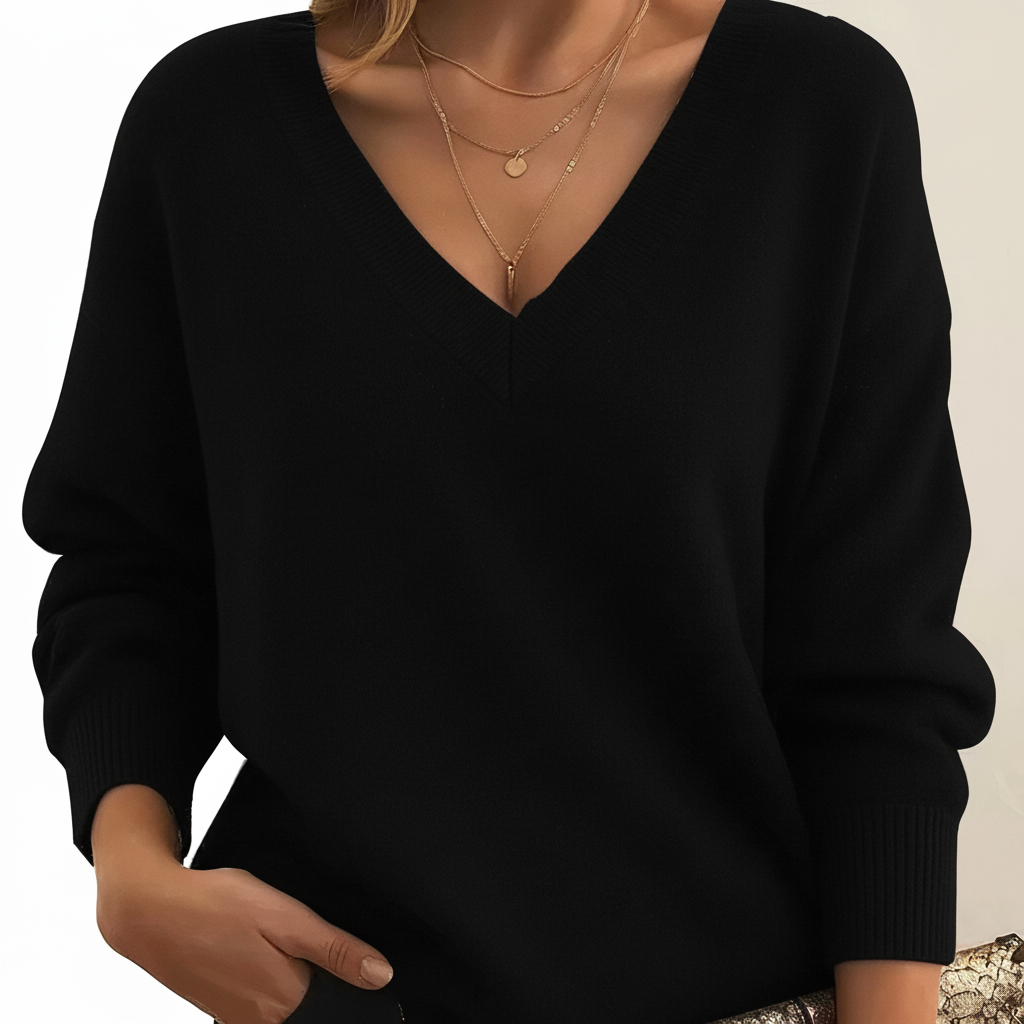 Damen Strickjacke aus Kaschmir zum Kombinieren in Schwarz