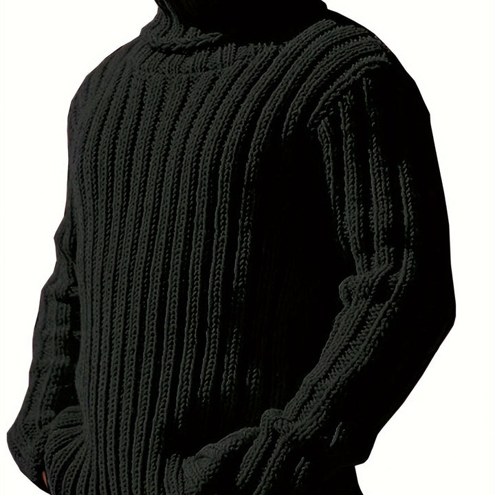 Damen Strickjacke aus Rippstoff für jeden Tag in Schwarz