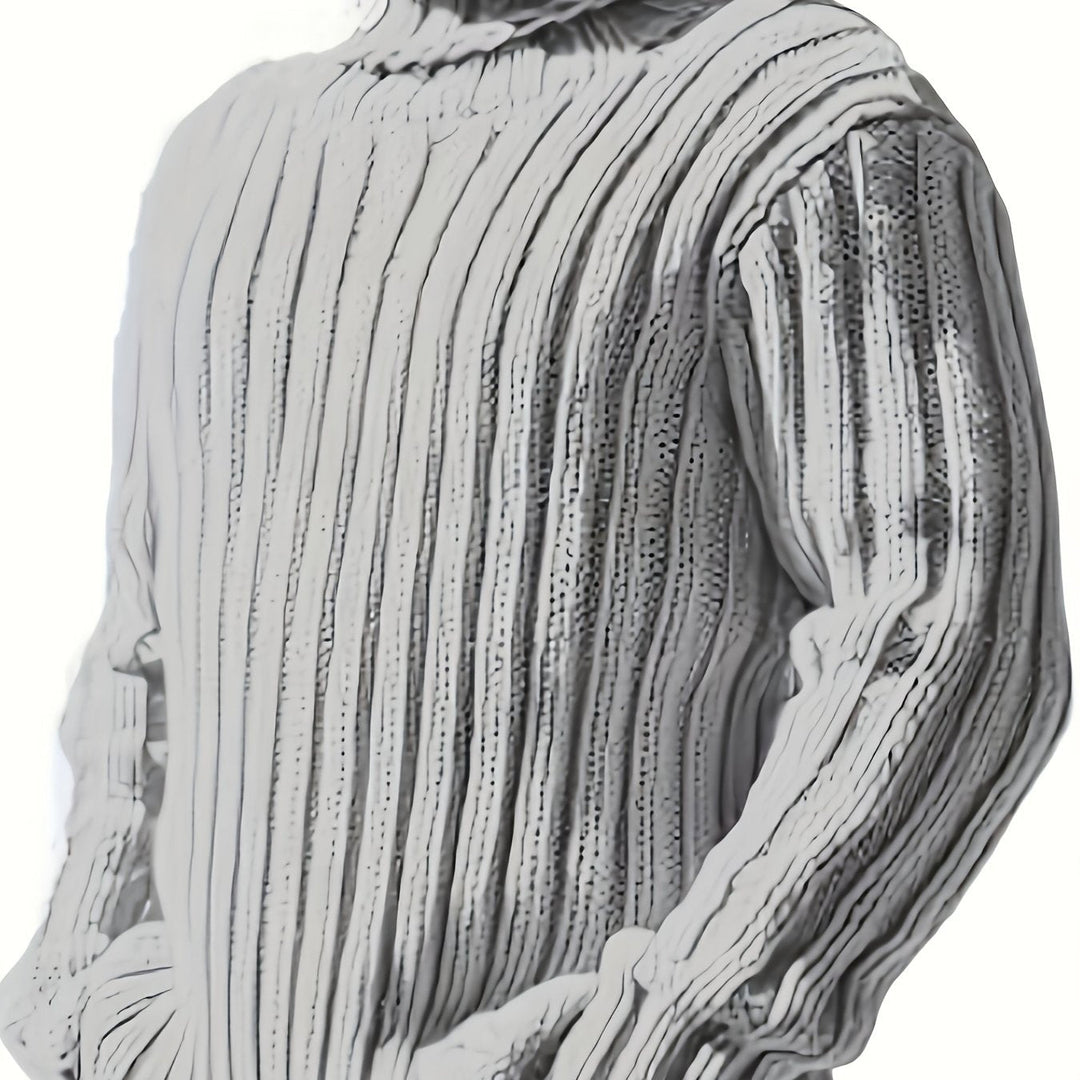 Damen Strickjacke aus Rippstoff für jeden Tag in Weiß