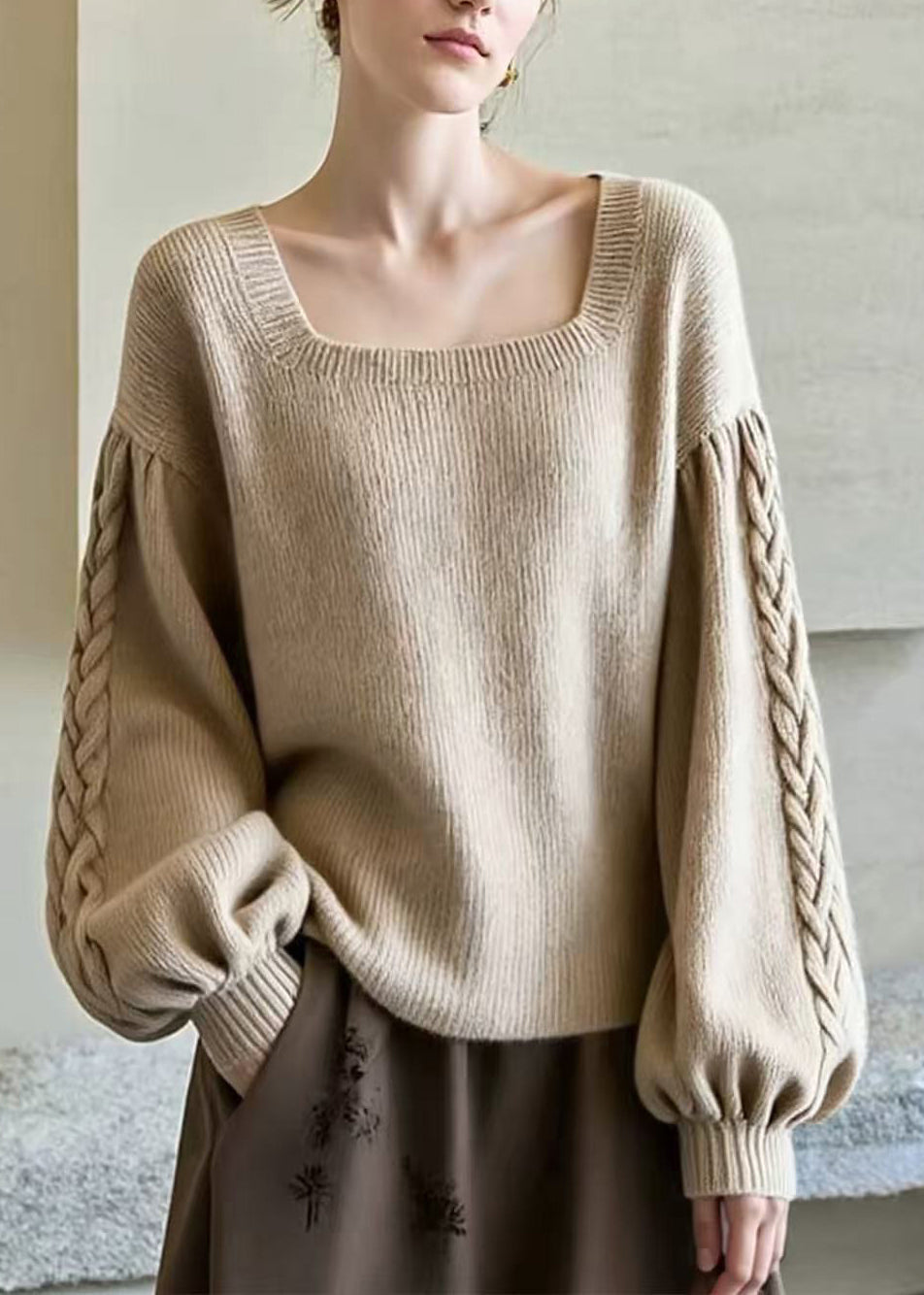 Damen Strickjacke Bequeme Weite für Alltag und Büro (3)