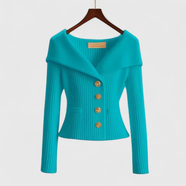 Damen Strickjacke Elegant für jeden Tag in Blau