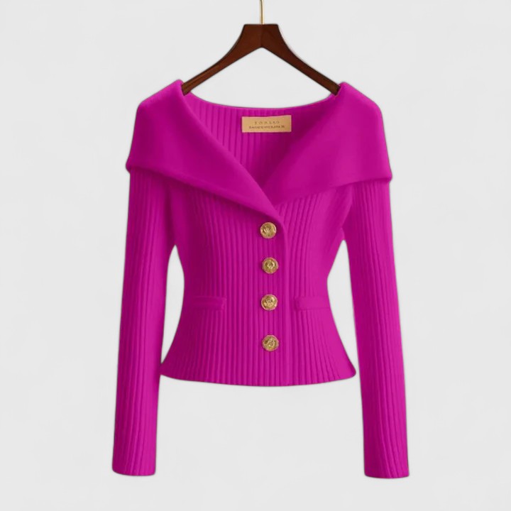 Damen Strickjacke Elegant für jeden Tag in Rosa