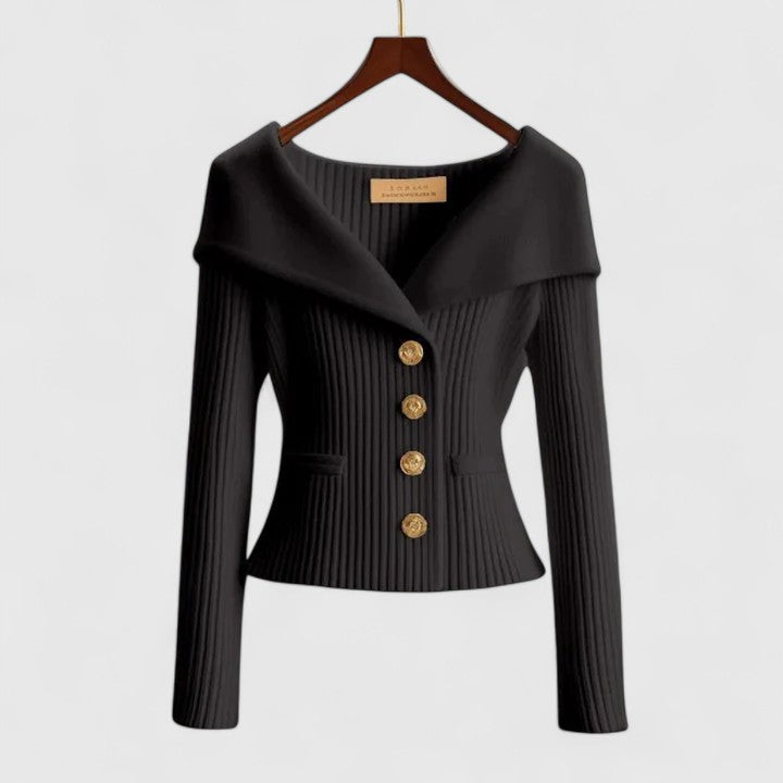 Damen Strickjacke Elegant für jeden Tag in Schwarz