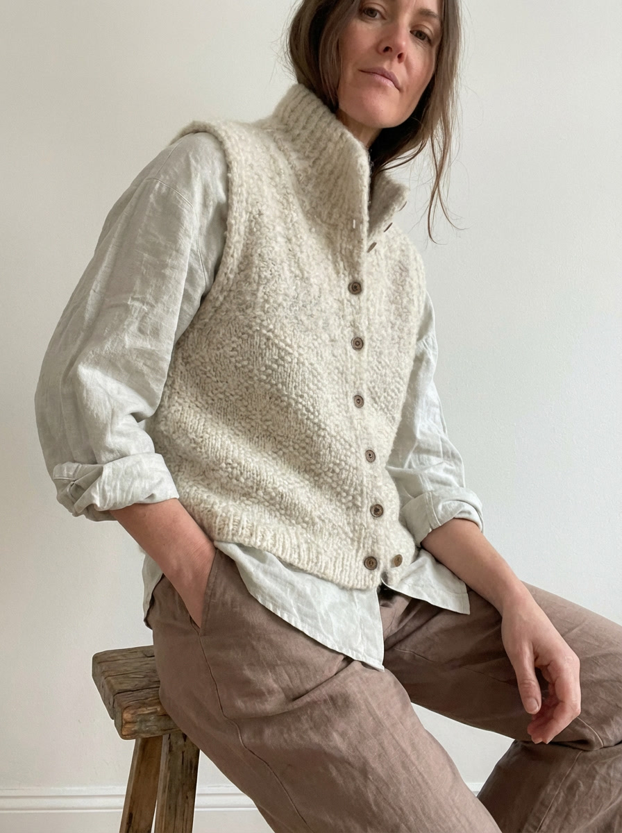 Damen Strickjacke Elegant und Vielseitig (2)