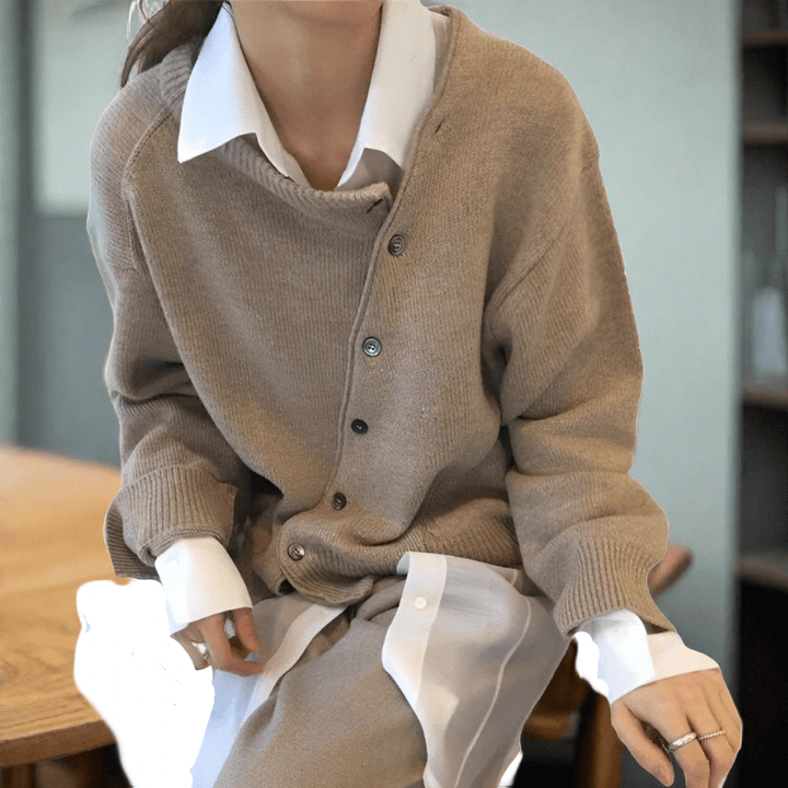Damen Strickjacke elegant zum Schichten (2)