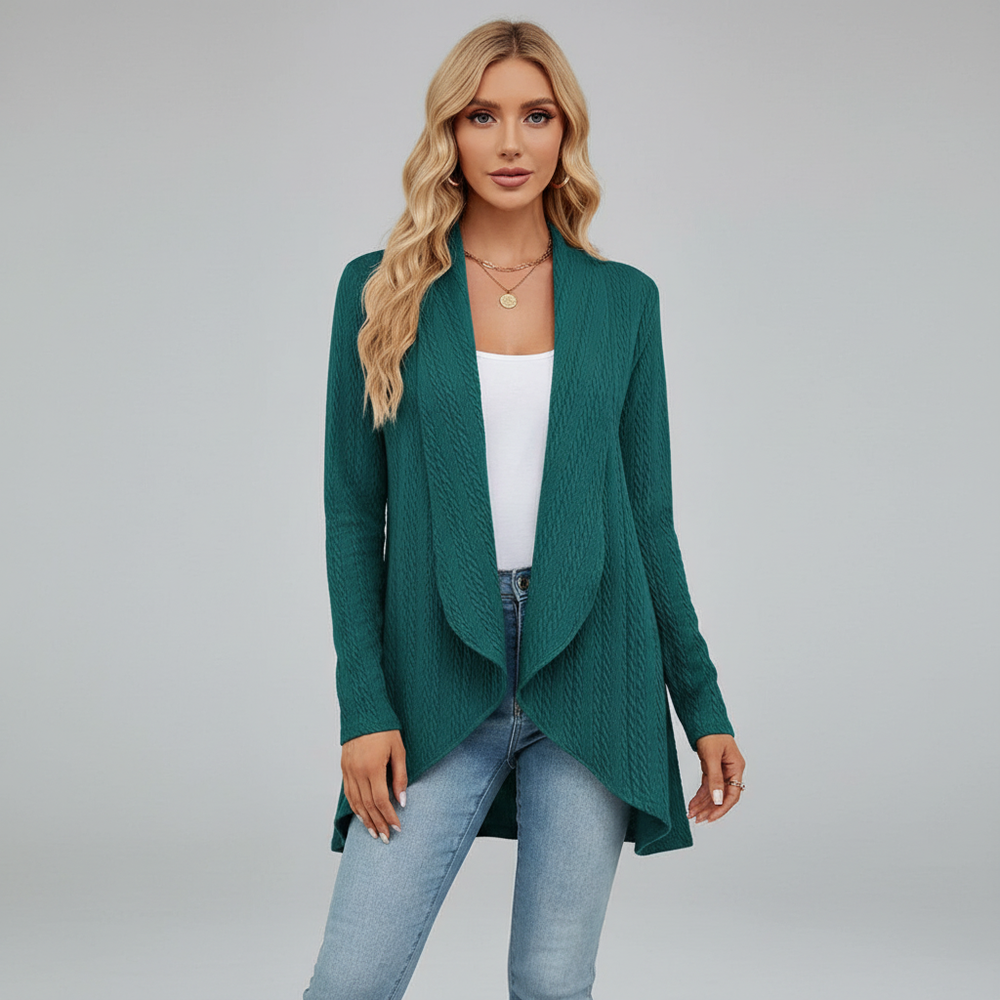 Damen Strickjacke für Alltag und Herbst (2)