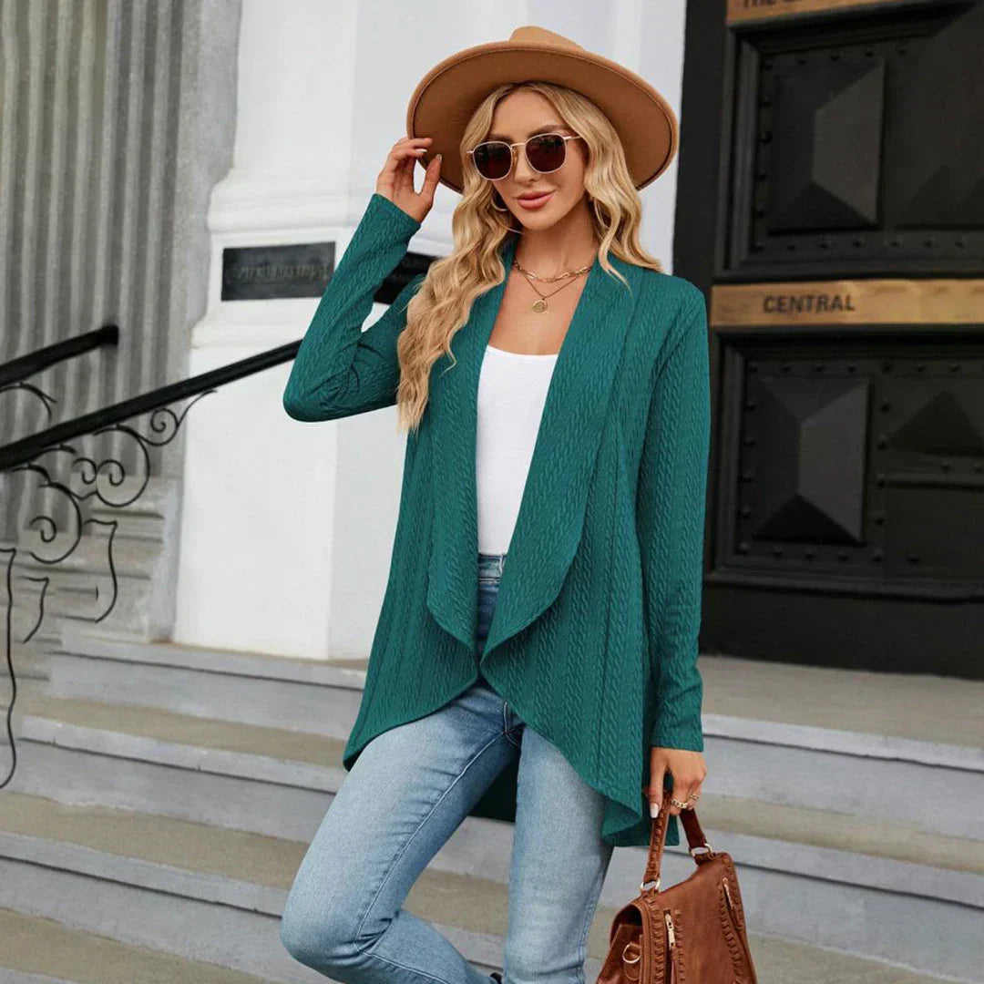 Damen Strickjacke für Alltag und Herbst (4)