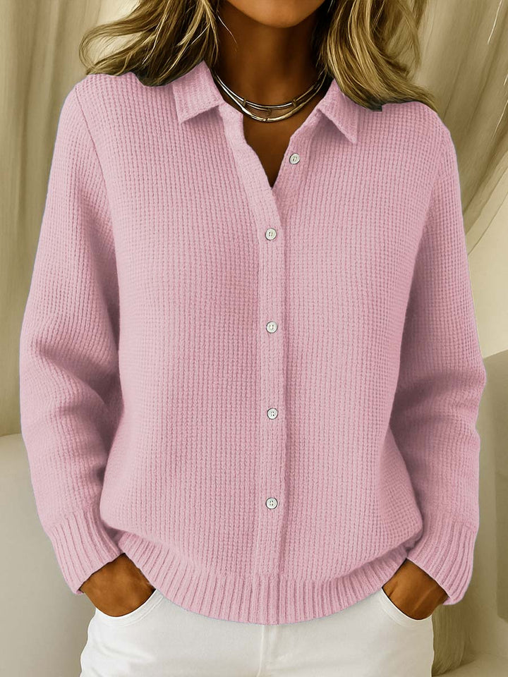 Damen Strickjacke für den mühelosen Alltag in Rosa