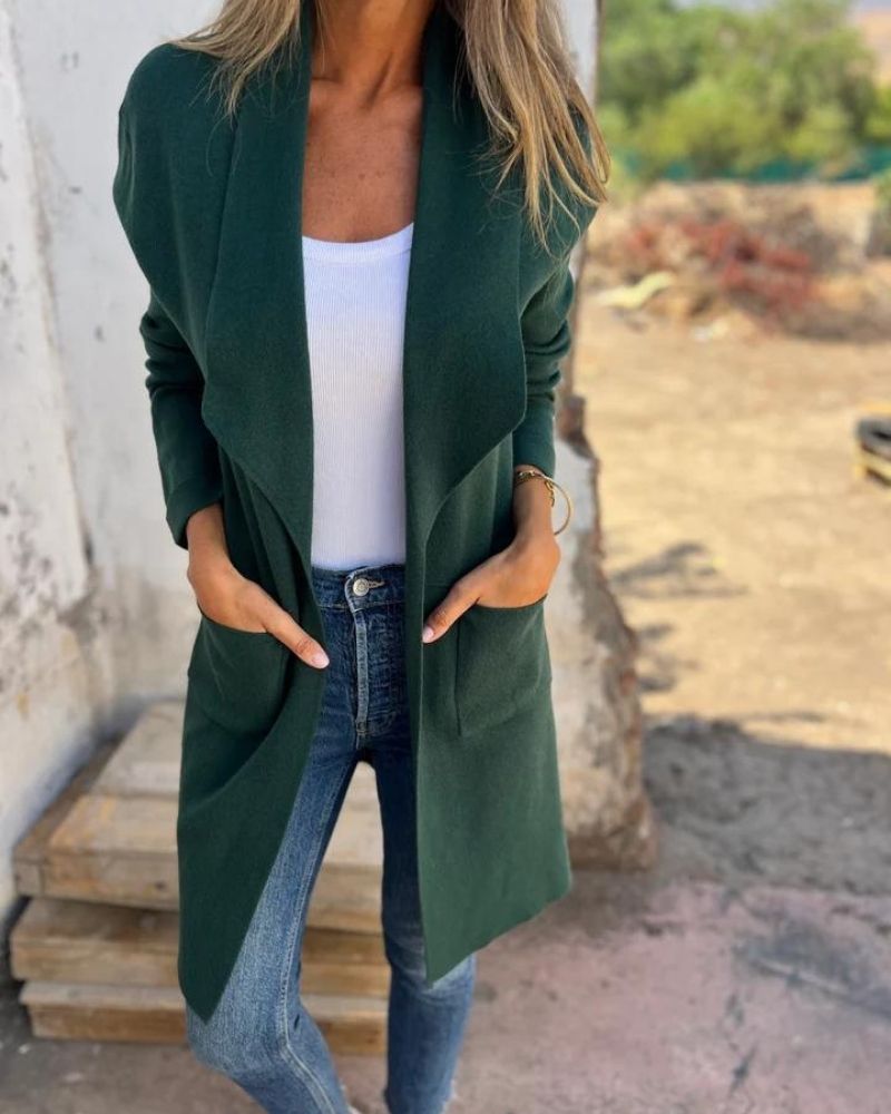 Damen Strickjacke für lässiges Schichten im Herbst (2)