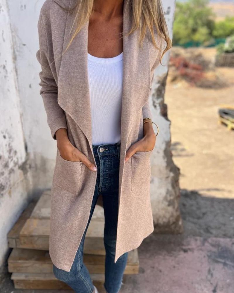 Damen Strickjacke für lässiges Schichten im Herbst (4)