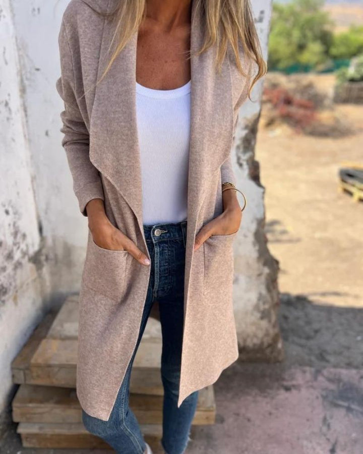 Damen Strickjacke für lässiges Schichten im Herbst (4)