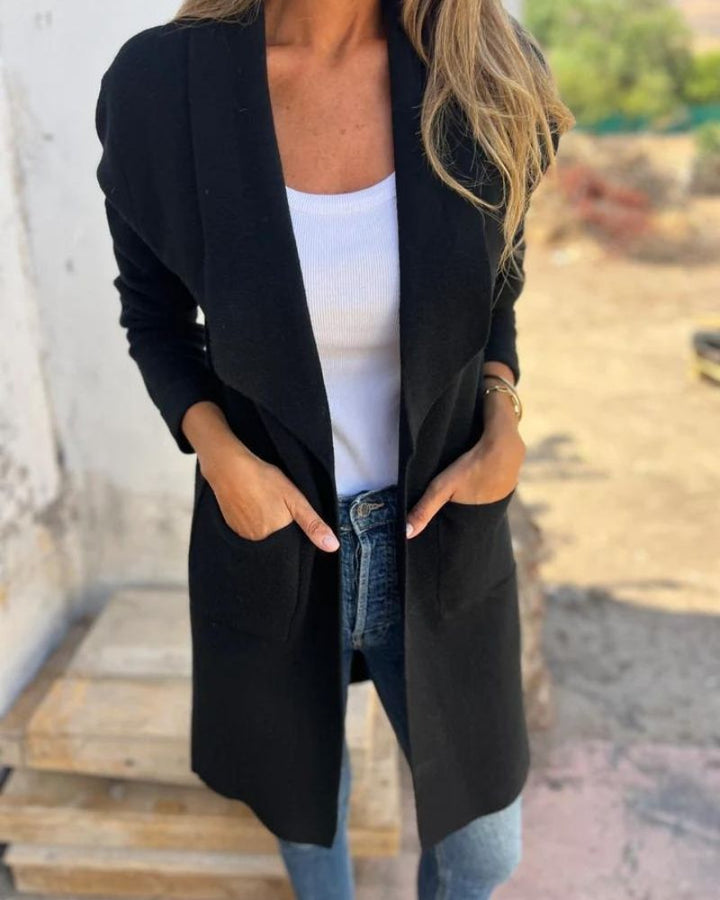 Damen Strickjacke für lässiges Schichten im Herbst (6)
