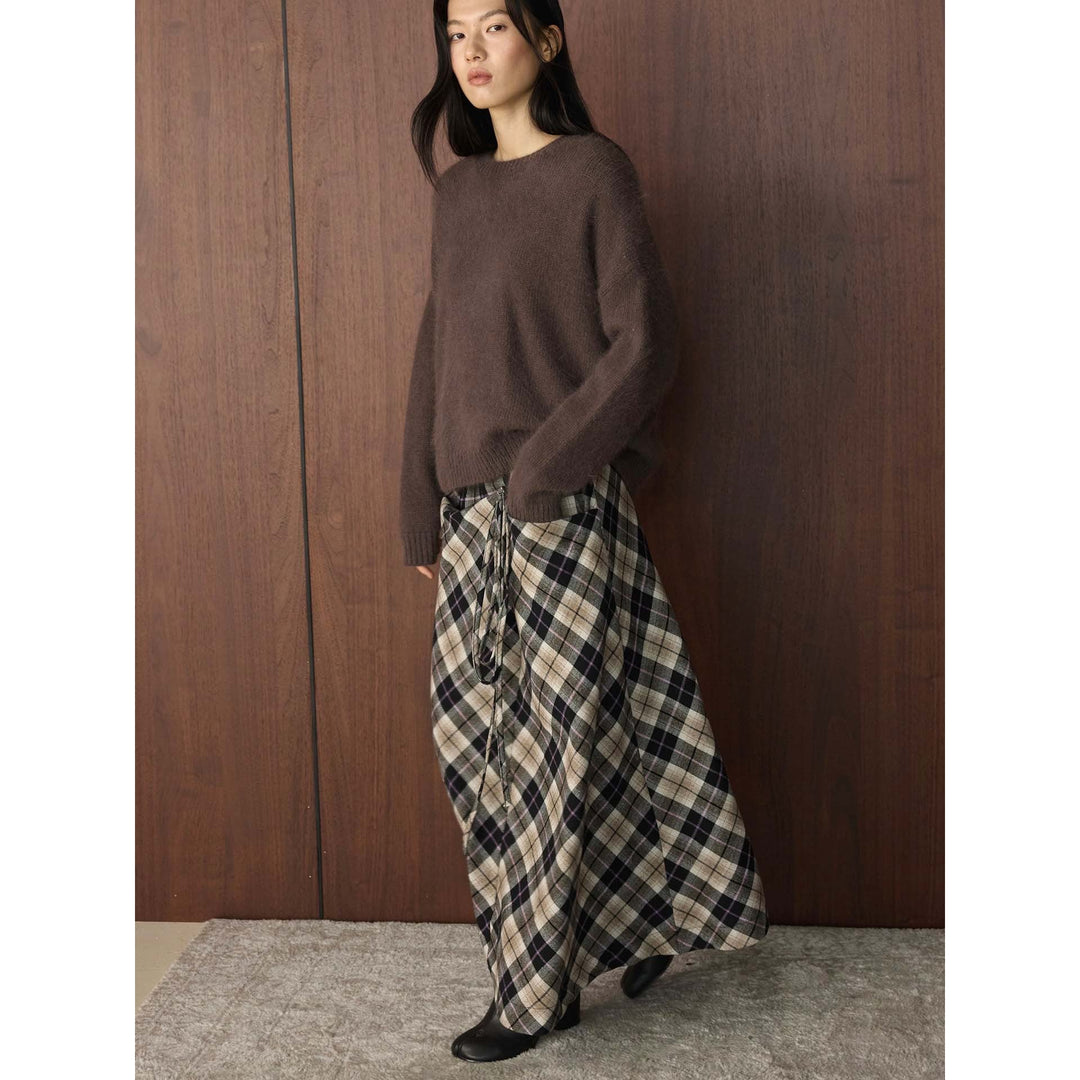 Damen Strickjacke im Boxy-Schnitt aus flauschiger Mohair (3)