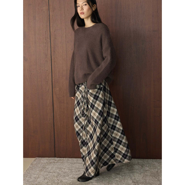Damen Strickjacke im Boxy-Schnitt aus flauschiger Mohair (3)