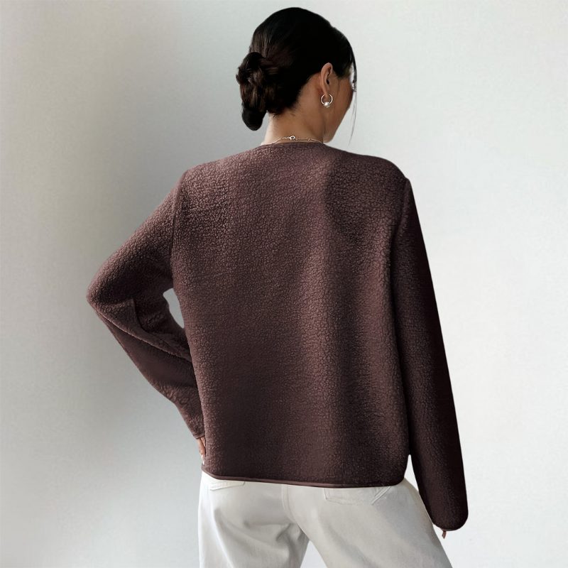 Damen Strickjacke im Oversized-Schnitt mit Knöpfen (2)