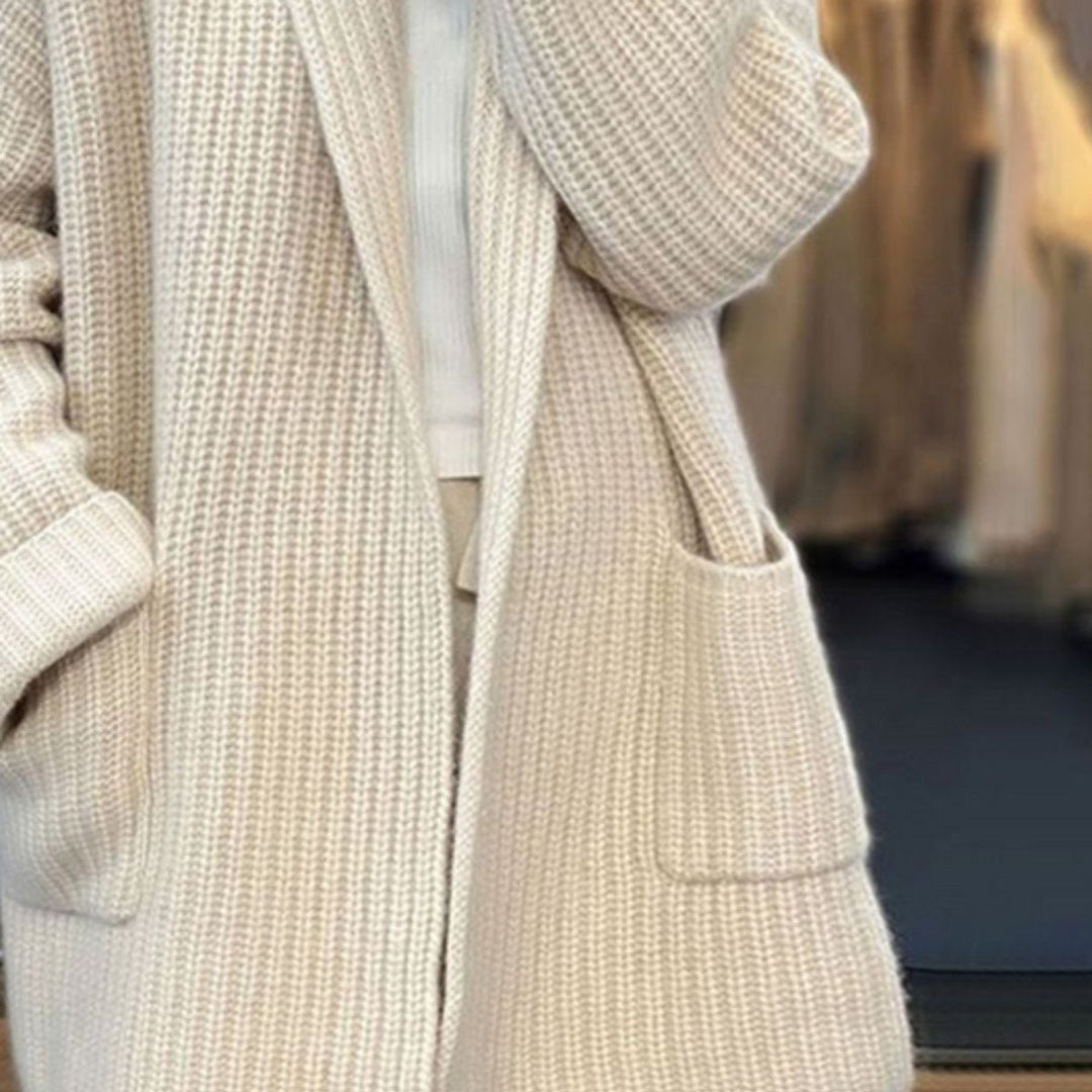 Damen Strickjacke im Oversized-Stil für Herbst (3)