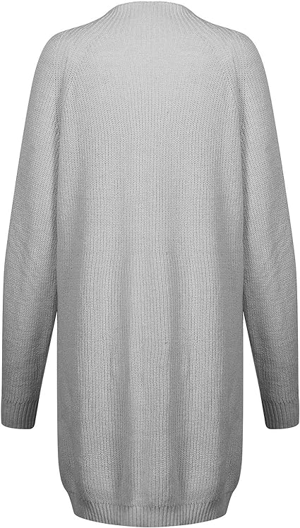 Damen Strickjacke Kurz mit Rollkragen (13)